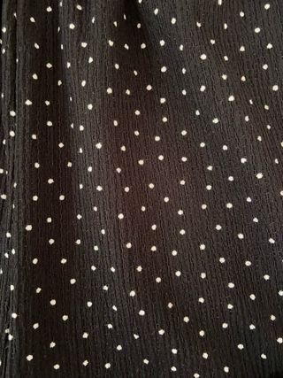 Mono Zara niña negro lunares blancos