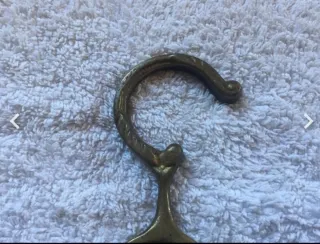 Perchas de latón vintage para vestido de novia