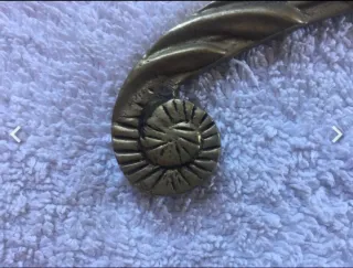 Perchas de latón vintage para vestido de novia