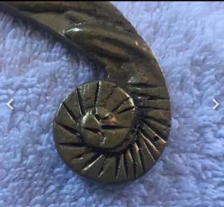 Perchas de latón vintage para vestido de novia