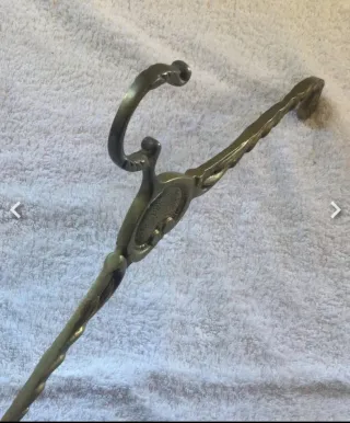 Perchas de latón vintage para vestido de novia