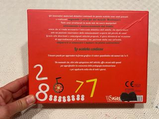 Gioco Montessori La mia prima scatola dei Numeri