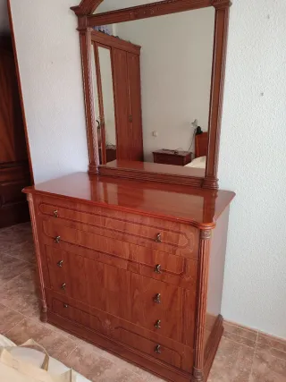 Sinfonier madera con espejo