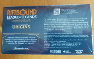 Caja Riftbound Origins Trading Card Game
