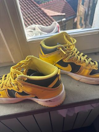 Scarpe Nike Dunk High Giallo Nero
