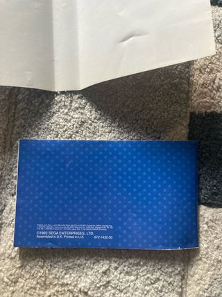 Sonic 3 Mega Drive Juego + Manual + Caja