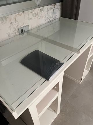Mesa escritorio cristal