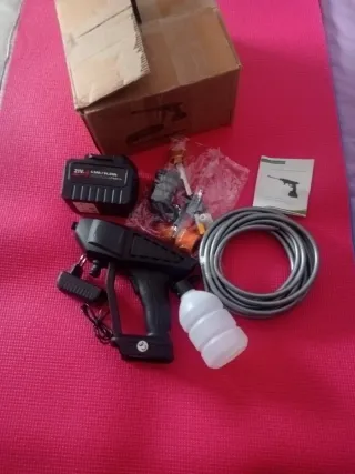 Hidrolimpiadora lavadora a presión.