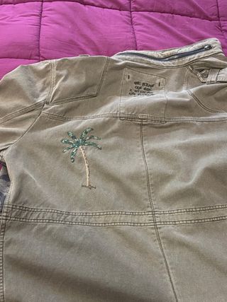 Chaqueta Desigual Hombre Verde Oliva talla 2XL