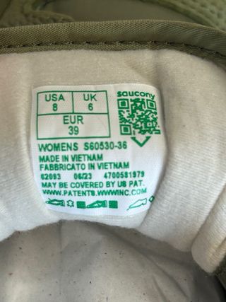 Saucony Jazz Triple Verdi Tg 39 Nuove