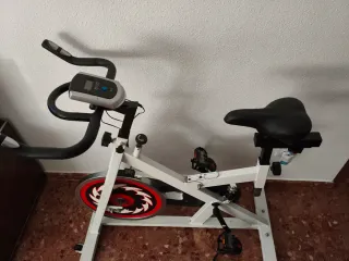 Bicicleta de Spinning Blanca