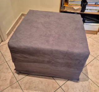 Pouf Letto Singolo WaterFoam Grigio