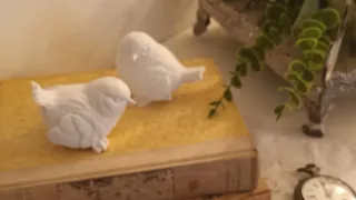 Set 2 Uccellini Shabby Chic