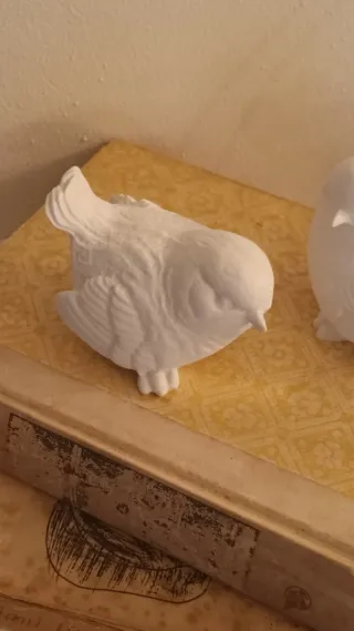 Set 2 Uccellini Shabby Chic