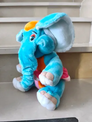 Peluche Elefante Blu