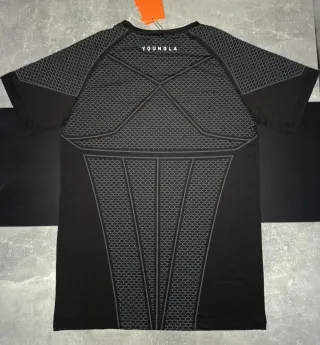 Camiseta Batman YoungLA Hombre Negra y Gris