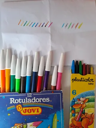 Rotuladores y pinturas vintage