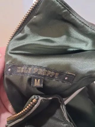 Vestido Holy Preppy Piel Verde Botella