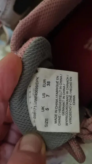 Botas de montaña rosas talla 38