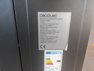 Estufa de Gas Butano Ready Warm 4000 Slim Cecotec