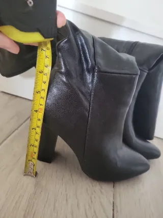 Botas altas tacón Shein negras