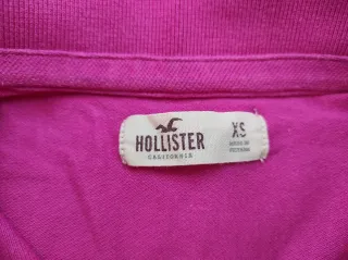 Polo niña Hollister fucsia Talla XS