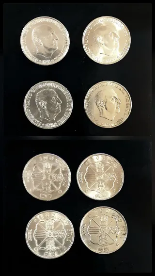 Moneda 100 Ptas PLATA.Diferentes años