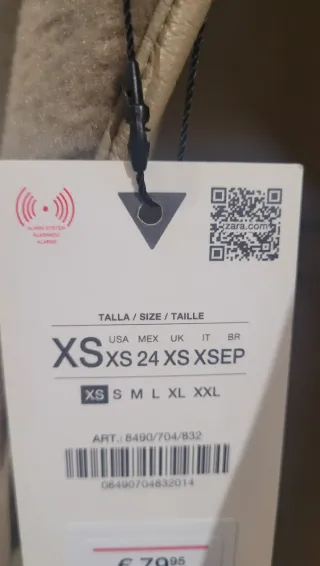 Abrigo reversible Zara