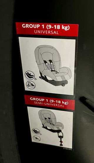 Silla coche para niños Playxtreme Isofix 9-18kg