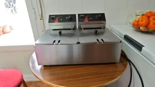 Freidora doble VEVOR acero inoxidable