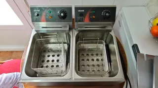 Freidora doble VEVOR acero inoxidable