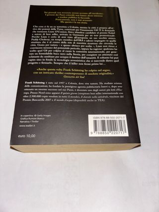 Libro Romanzo Narrativa Thriller”SILENZIO ASSOLUTO