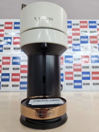 Cafetera Automática de Cápsulas con Sistema de Preparación con un Solo Toque, ENV120.W, Blanco Nespresso Vertuo Next Máquina de Café y Espresso con WIFI y Bluetooth Integrados