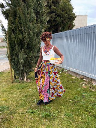 Disfraz africana adulta