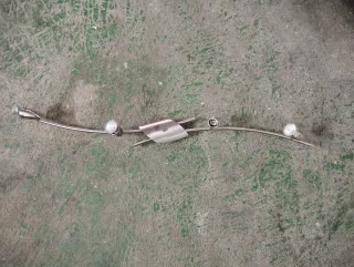 2 Lámparas Techo/Pared Plata