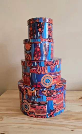 Conjunto Caixas Decoração Estampadas