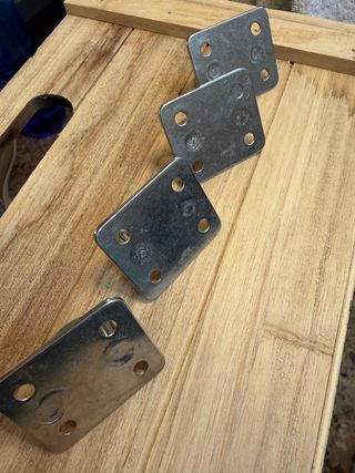 4 Anclajes Gancho Soporte Acero Inoxidable