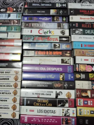 Lote Cintas VHS Películas Varias.