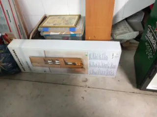 Armario Alto Baño Madera  en su embalaje original