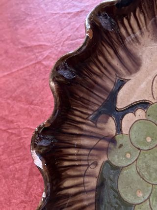 Bol frutero decorado con frutas