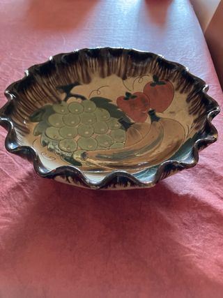 Bol frutero decorado con frutas