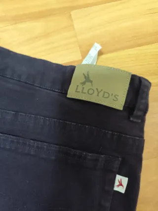 Pantalón vaquero Lloyd's morado talla 50