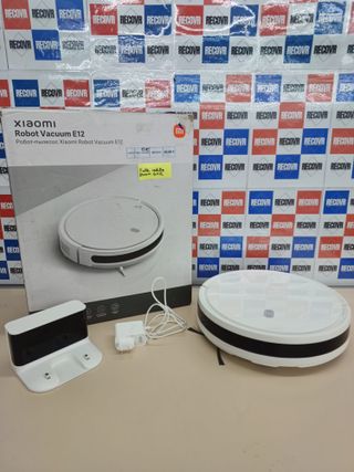 Robot Aspirador y fregas   uelos, succión de 4000 Pa con planificación Inteligente de rutas, Tres Niveles de fregado, Blanco Xiaomi Robot Vacuum E12