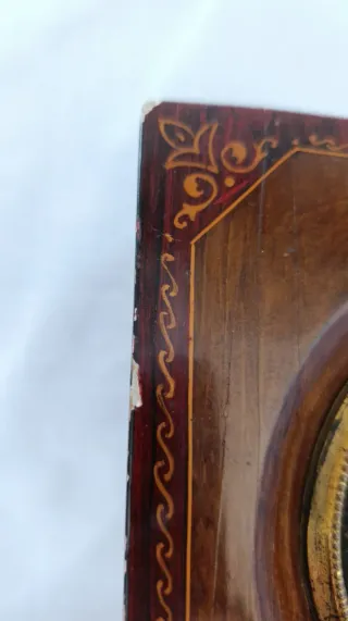 Cuadro Vintage Pintado Flores Pequeño