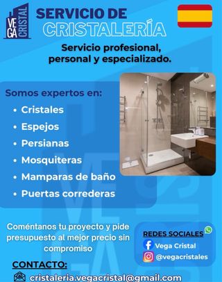 Cristalería y carpintería de aluminio