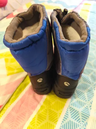 Botas de nieve Peak Peak negras y azules