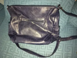 Bolso polipiel azul marino