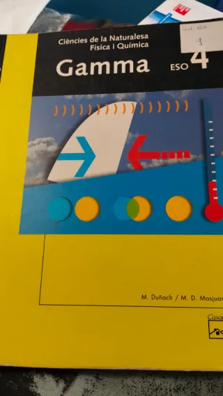 Libro Física i Química 4 ESO Gamma Casals Catalán.
