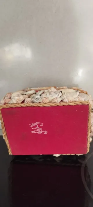 Joyero vintage conchas marinas
