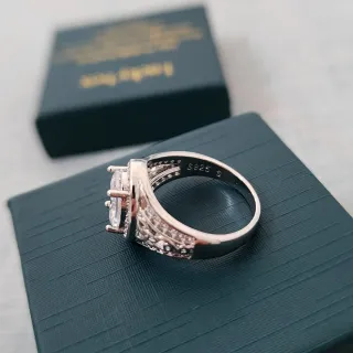 Anillo Plata Ovalado Circonita